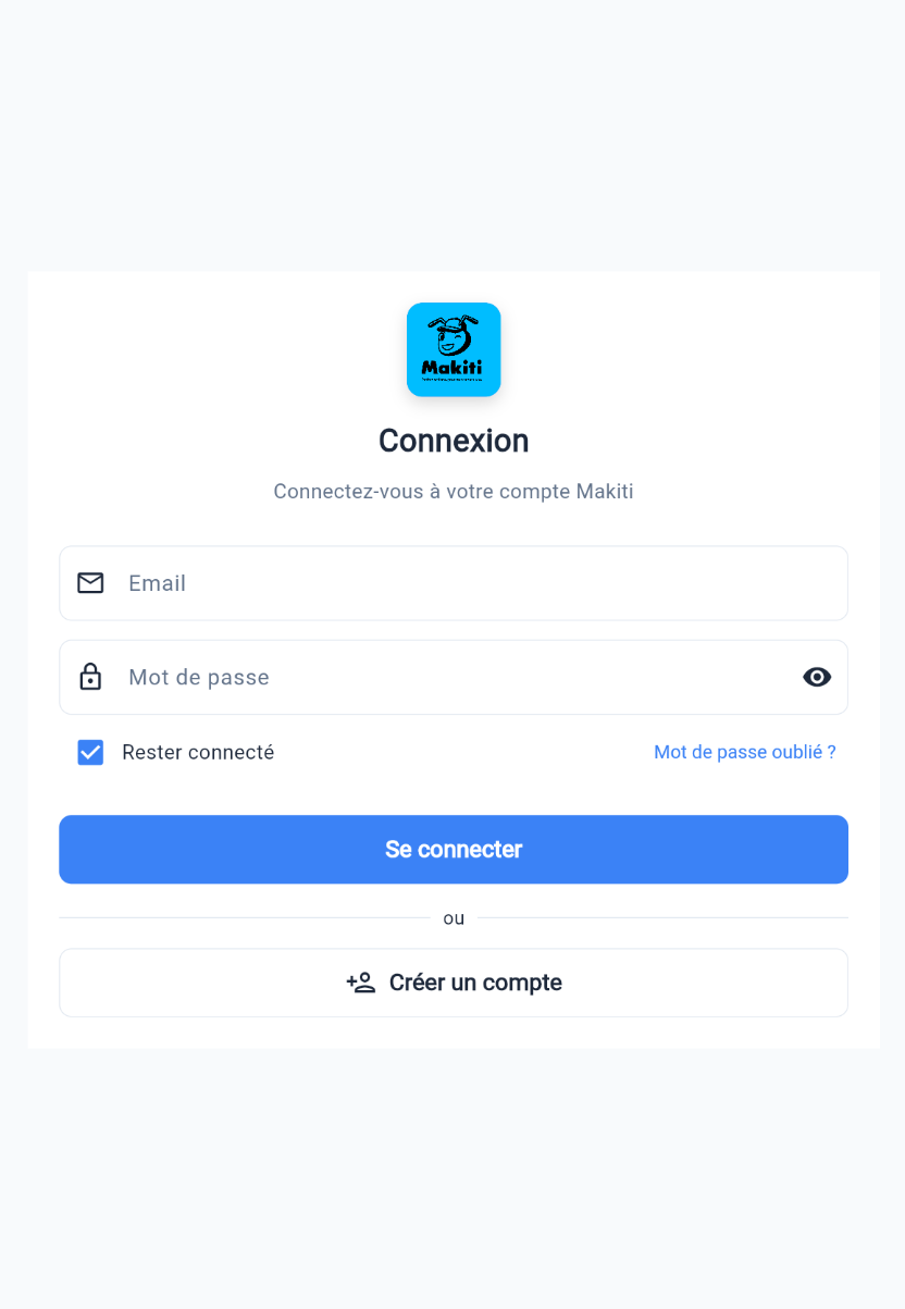 Application mobile Makiti